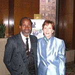 L’organisateur du Gala, Georges Konan, et la consule générale des Etats-Unis, Mary B. Marshall