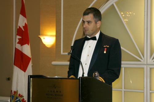 Capitaine Sylvain Coulombe, CD, des Forces canadiennes, lauréat du prix des artisans du non-racisme 2008