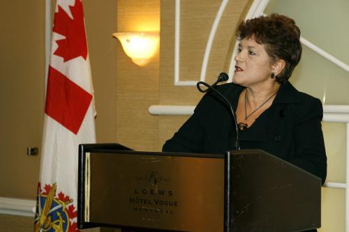Allocution de Mme Enza Martuccelli, directrice des Relations communautaires, Congrès juif canadien, Région du Québec